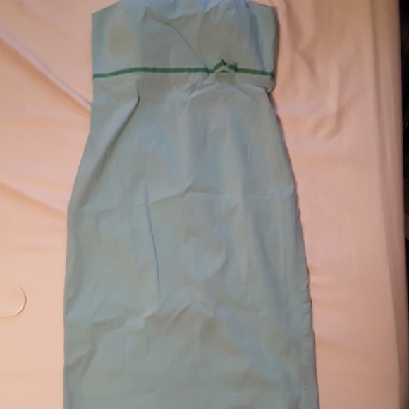 Express Dresses & Skirts - Express Blue Strapless Dress Size 10